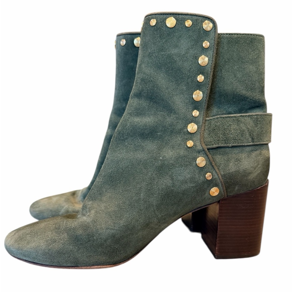 Tory Burch Kira Studded Bootie Olive – Size 9.5 - Picture 4 of 9